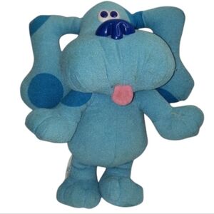 Blues Clues Vntg 1997 Tyco Sing Along Blue Sings and Barks  Kidcore Interactive